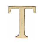 M Marcus Heritage Brass Letter T - Pin Fix 51mm